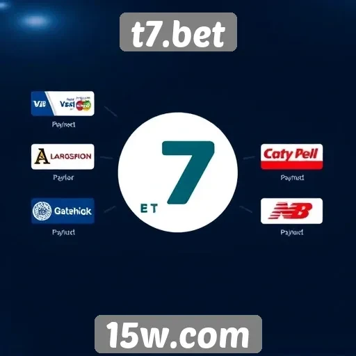 Métodos de pagamento aceitos no t7.bet